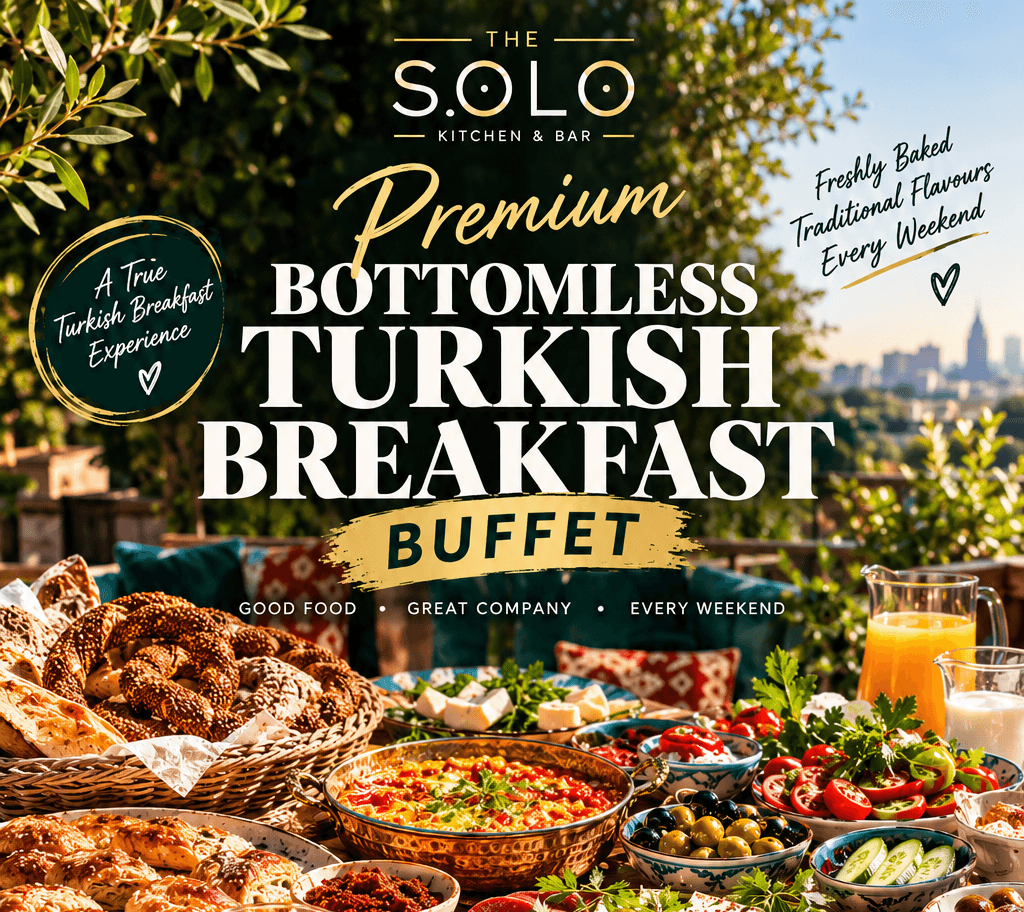 BOTTOMLESS TURKISH BREAKFAST