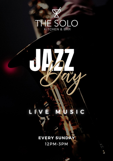 Live jazz performance at TheSolo rooftop