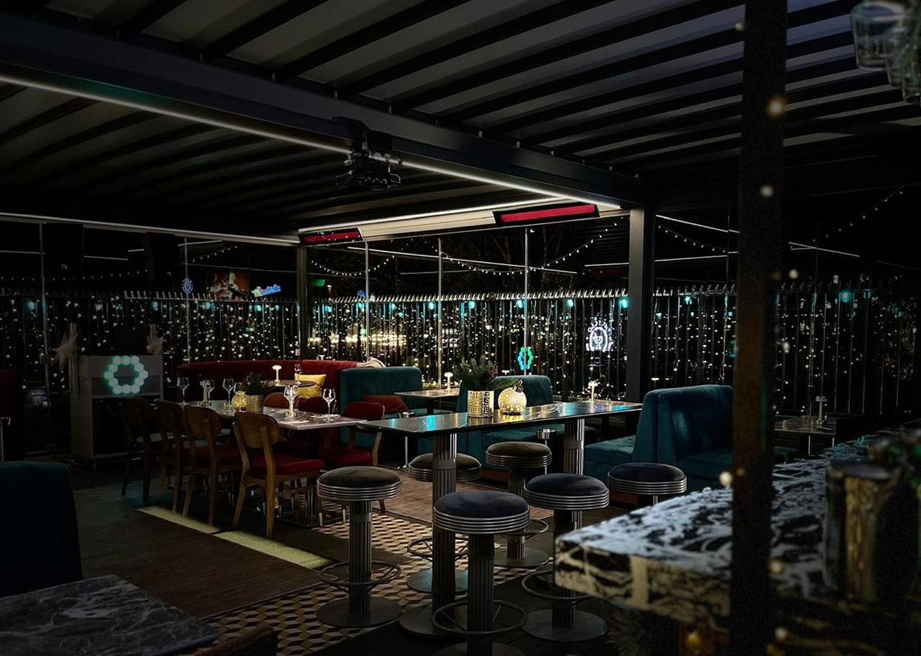 Main dining hall at TheSolo Kitchen & Bar